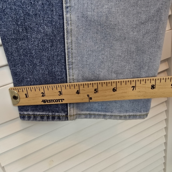 PACSUN Eco Two-Tone '90s Boyfriend Jeans Sz 30 High Rise Patchwork Loose Fit Y2K - Picture 12 of 12